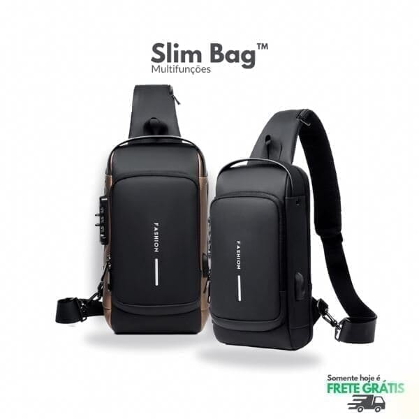 Anti-Theft Backpack with Senha USB Slim Bag 